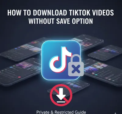 How to Download TikTok Videos Without Save Option: Private & Restricted Guide